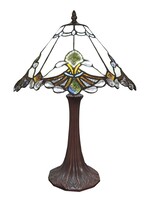 Clayre & Eef Lampe de table Tiffany Ø 31*49 cm E27/max 1*40W 5LL-6185