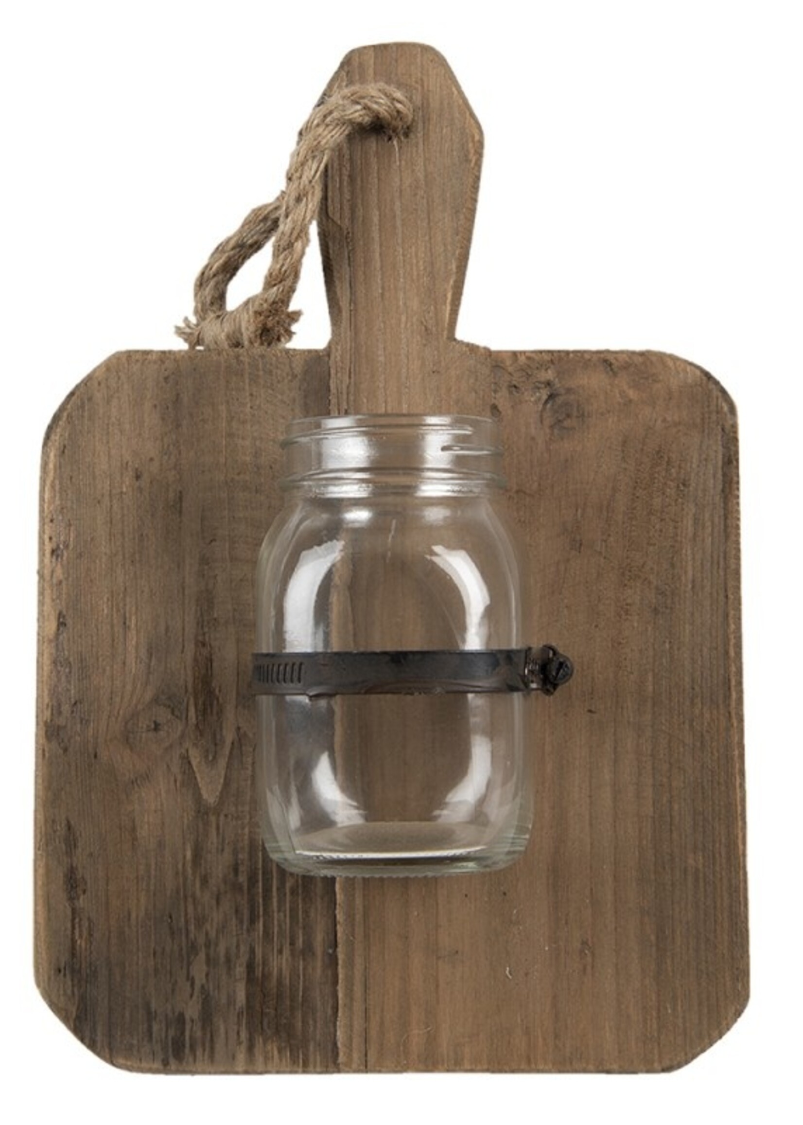 Clayre & Eef Support avec vase 23*13*33 cm 6H2116