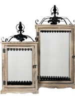 Clayre & Eef Lantaarn (2) 38*26*78 / 30*19*58 cm 50611