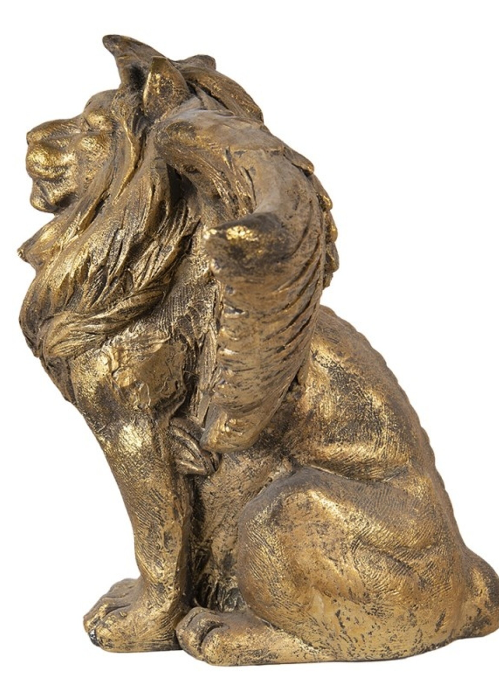 Clayre & Eef Decoratie leeuw 100*50*62 cm 5PR0084GO