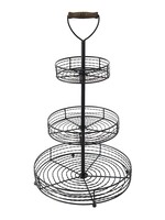 Clayre & Eef Etagère Ø 34*59 cm 6Y4687
