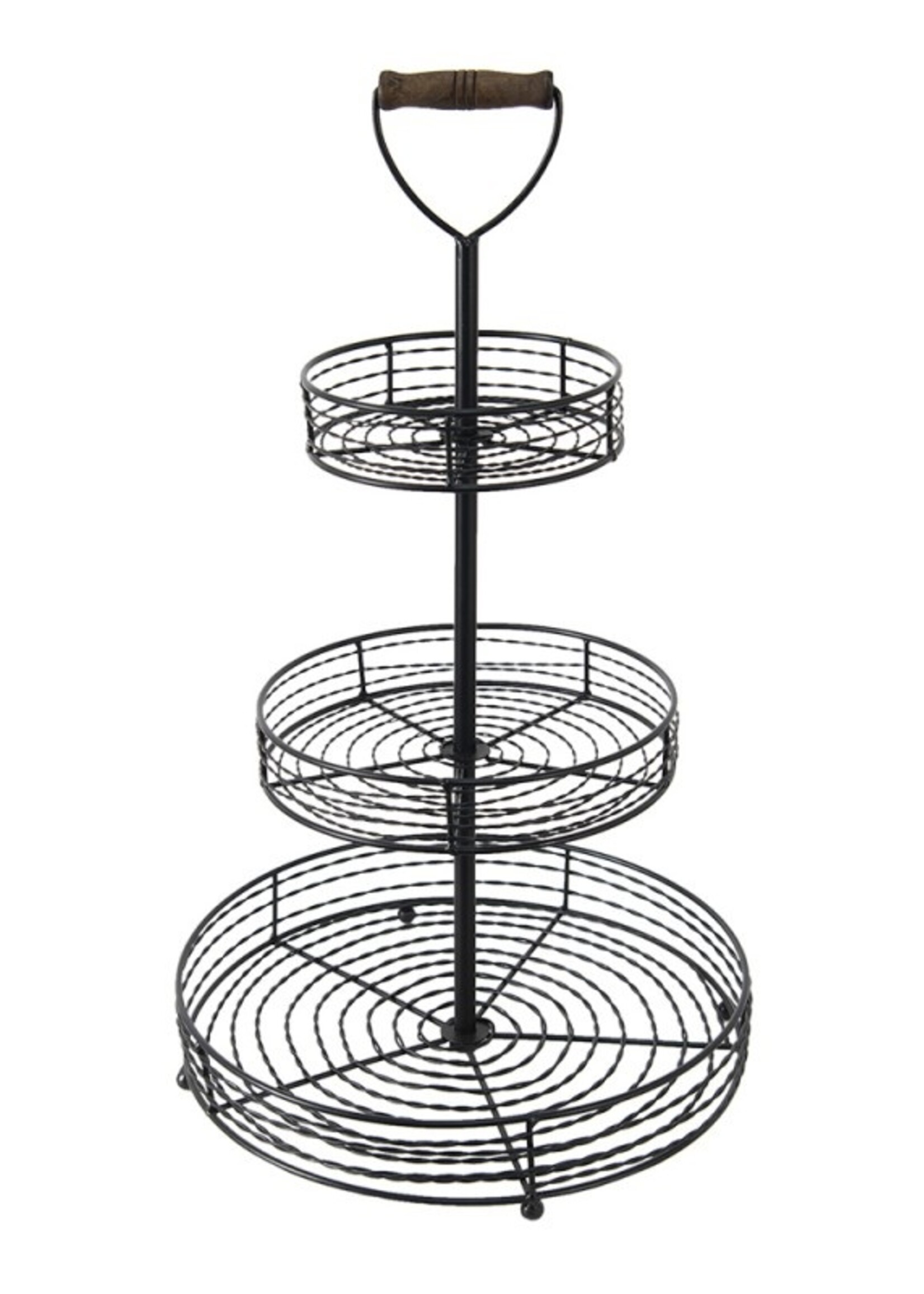 Clayre & Eef Etagère Ø 34*59 cm 6Y4687