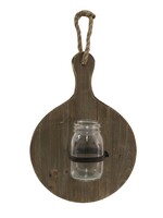 Clayre & Eef Support avec vase 27*13*38 cm 6H2117