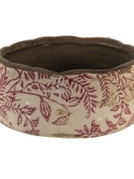 Clayre & Eef Décoration pot de fleur Ø 21*8 cm 6CE1400L