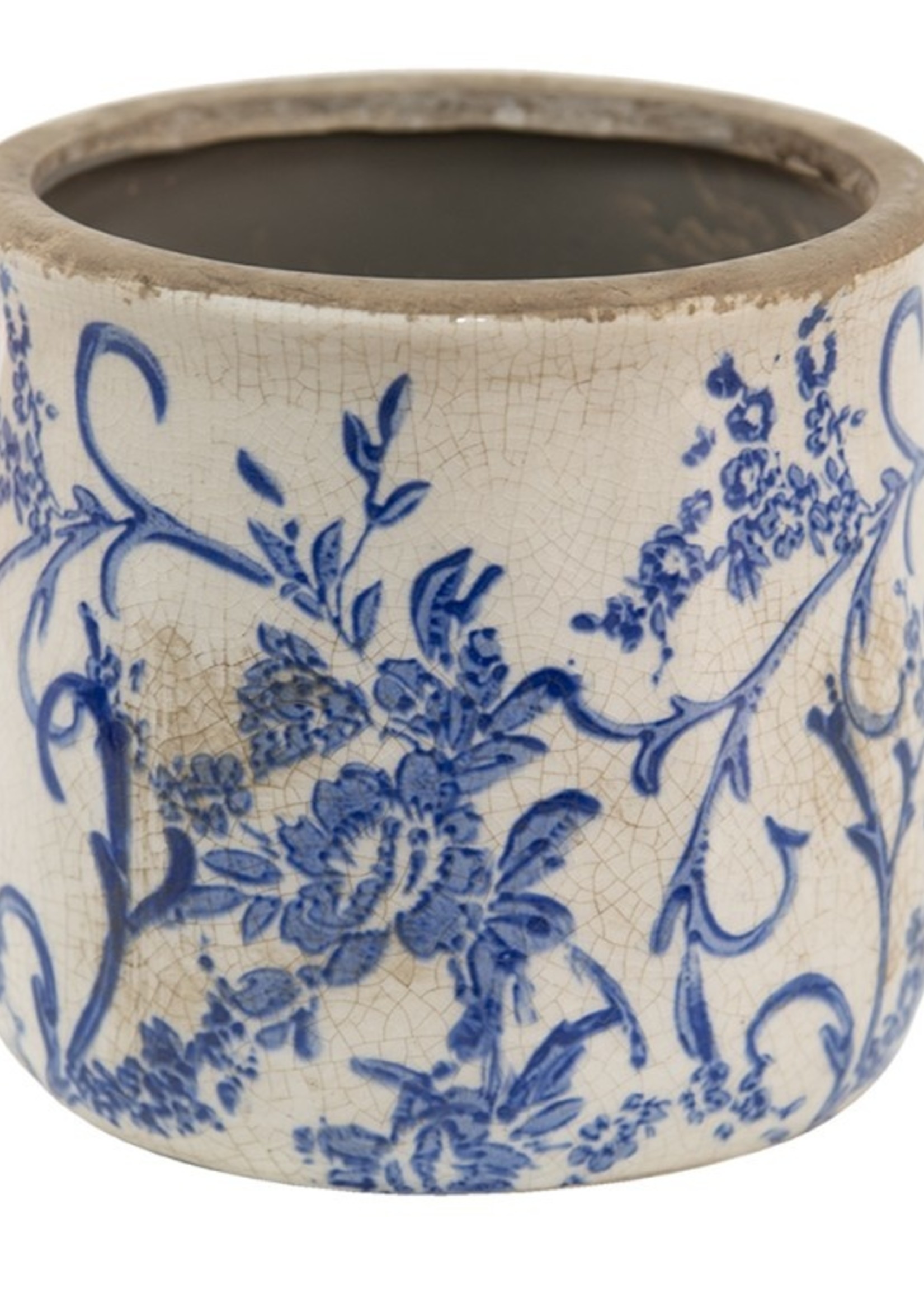 Clayre & Eef Décoration pot de fleur Ø 17*16 cm 6CE1396L