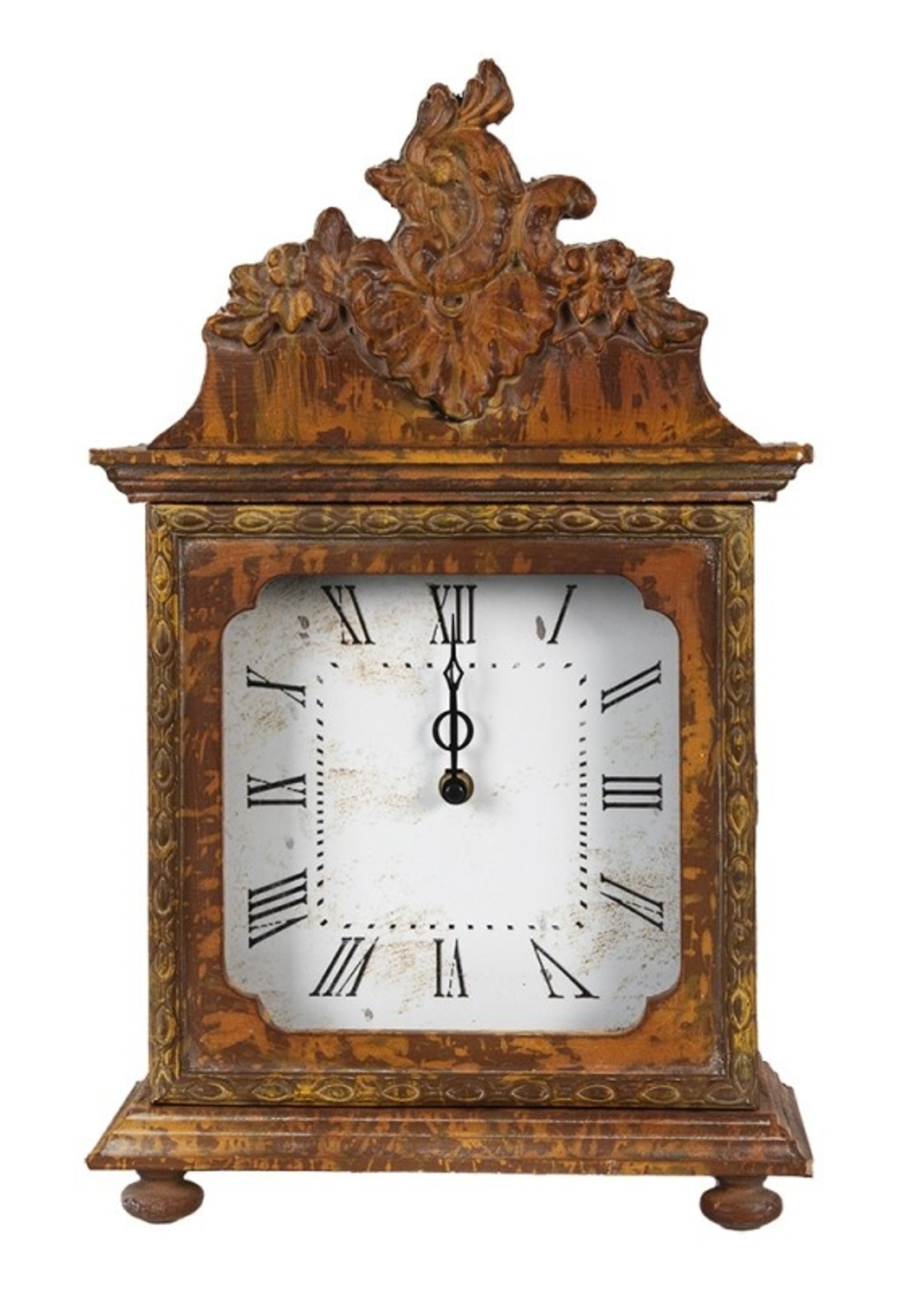 Clayre & Eef Tafelklok 27*12*44 cm 6KL0747