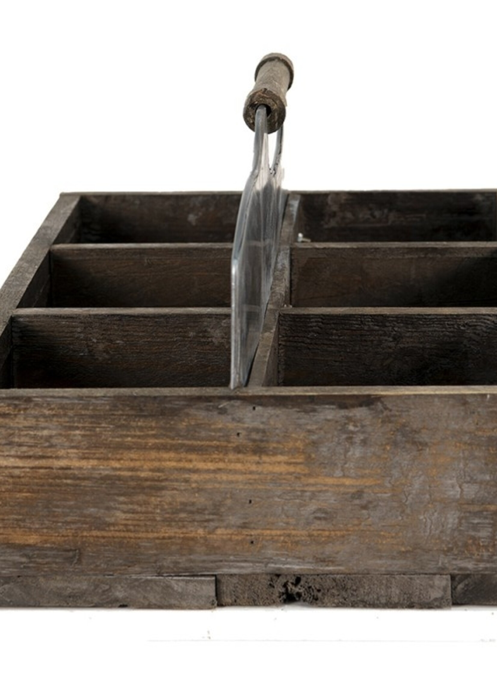 Clayre & Eef Plateau à compartiment 60*32*22 cm 5H0549