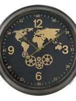 Clayre & Eef Horloge murale Ø 64*11 cm 5KL0202