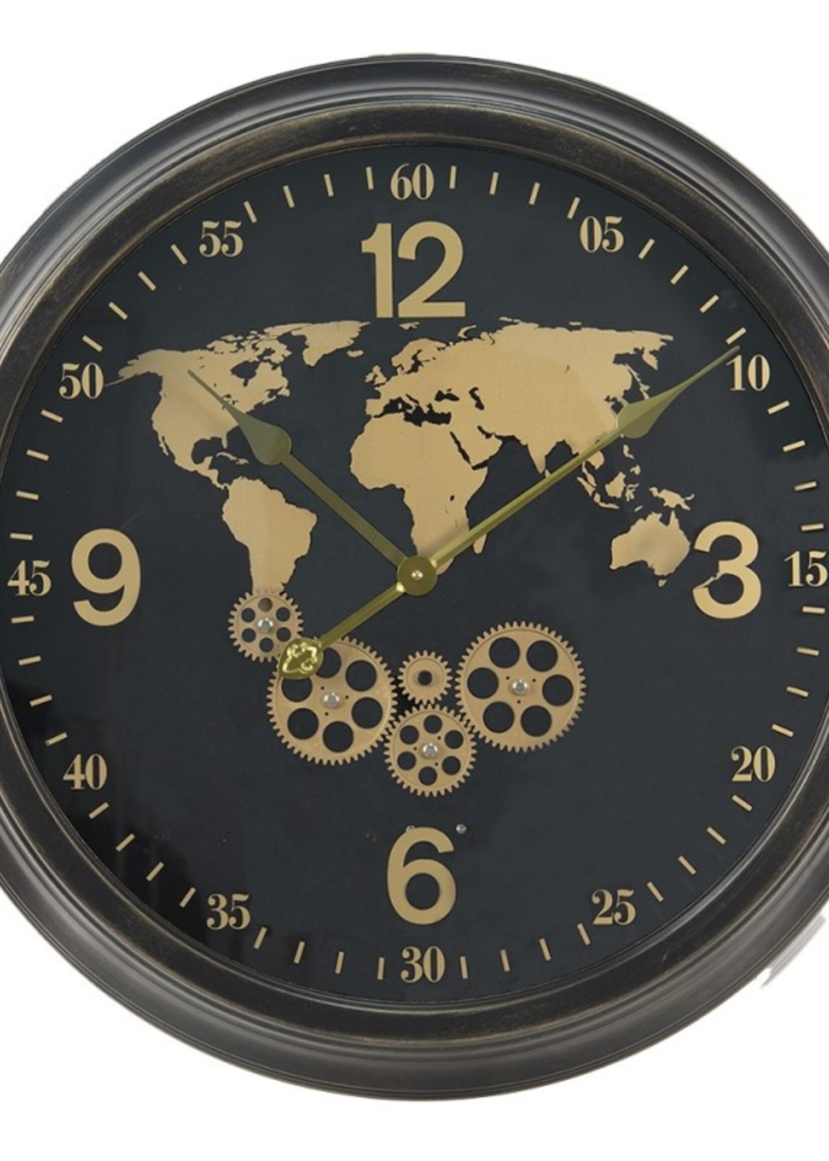 Clayre & Eef Horloge murale Ø 64*11 cm 5KL0202