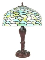 Clayre & Eef Tafellamp Tiffany Ø 41*60 cm E27/max 2*60W 5LL-6135