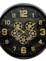 Clayre & Eef Horloge murale Ø 61*11 cm / 1*AA / 1*C 5KL0204