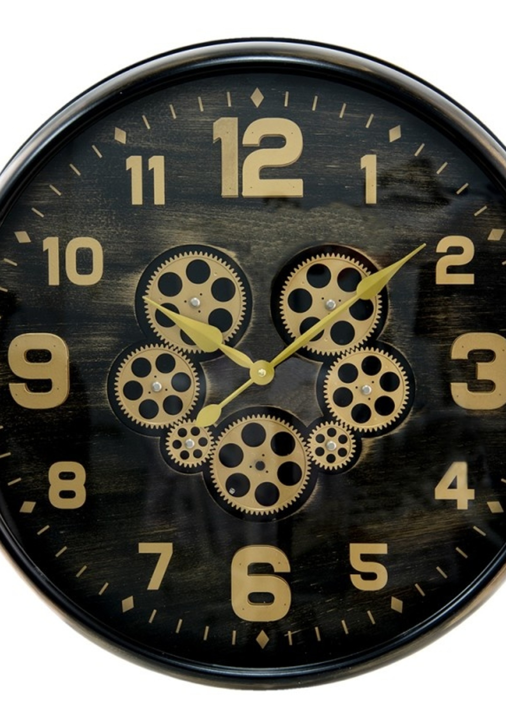 Clayre & Eef Wandklok Ø 61*11 cm / 1*AA / 1*C 5KL0204