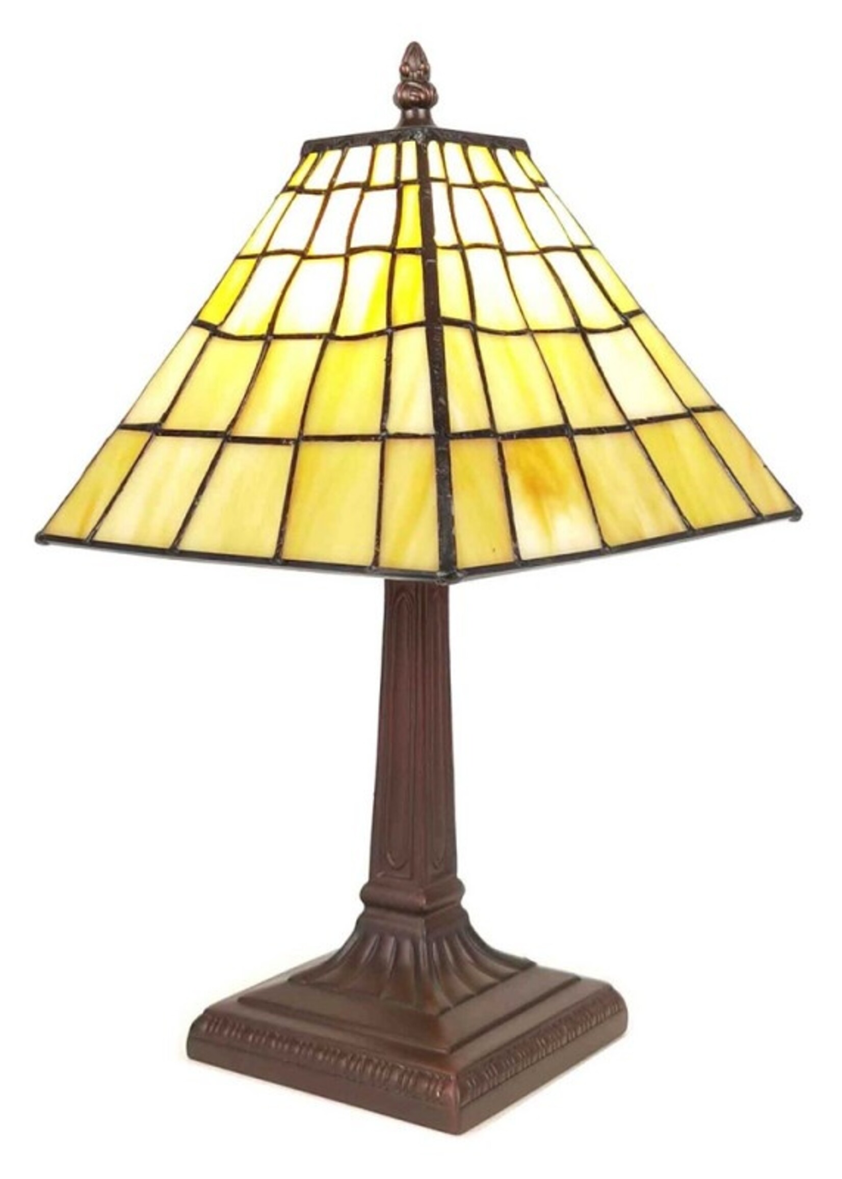 Clayre & Eef Tafellamp Tiffany Ø 20* 38cm E14/max 1*40W 5LL-6140