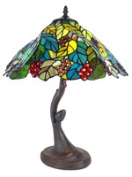 Clayre & Eef Tafellamp Tiffany Ø 43*54 cm E27/max 2*60W 5LL-6129