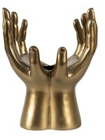 Clayre & Eef Lampe de table mains 15*10*20 cm 6LMP736