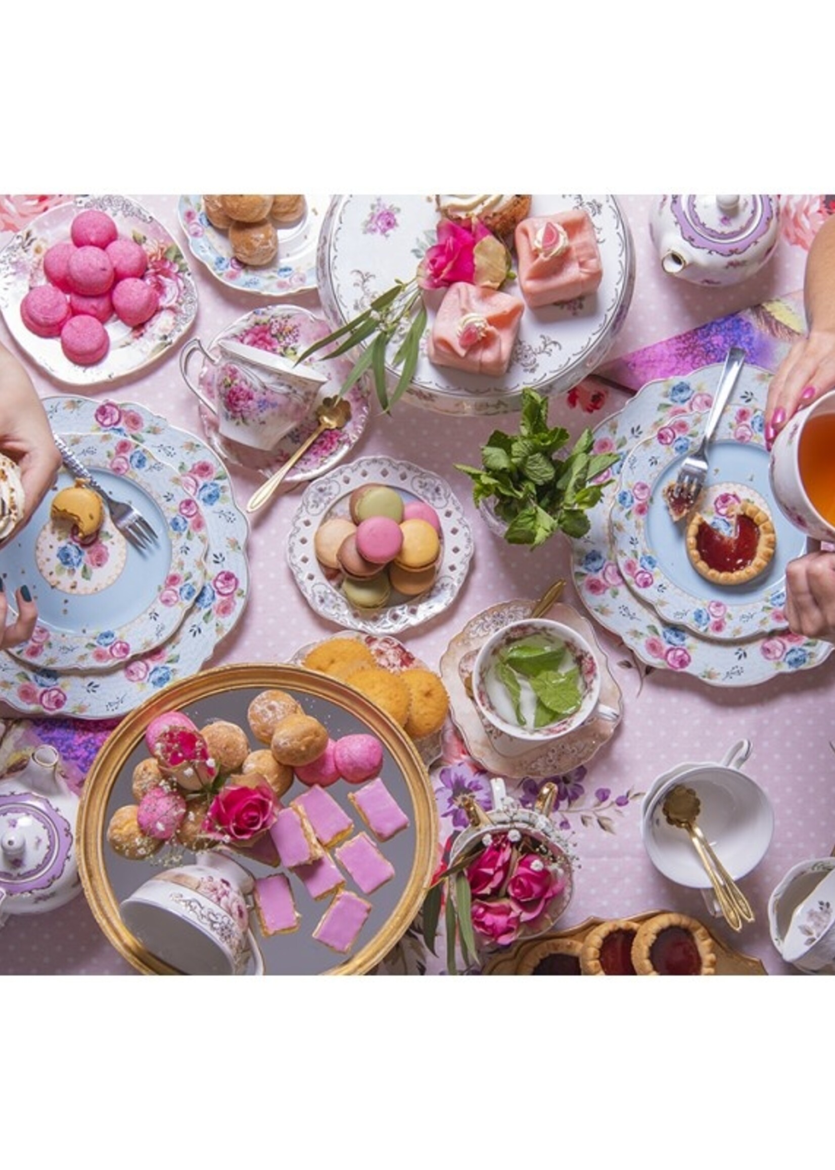 Clayre & Eef Tafelkleed 100*100 cm DTR01