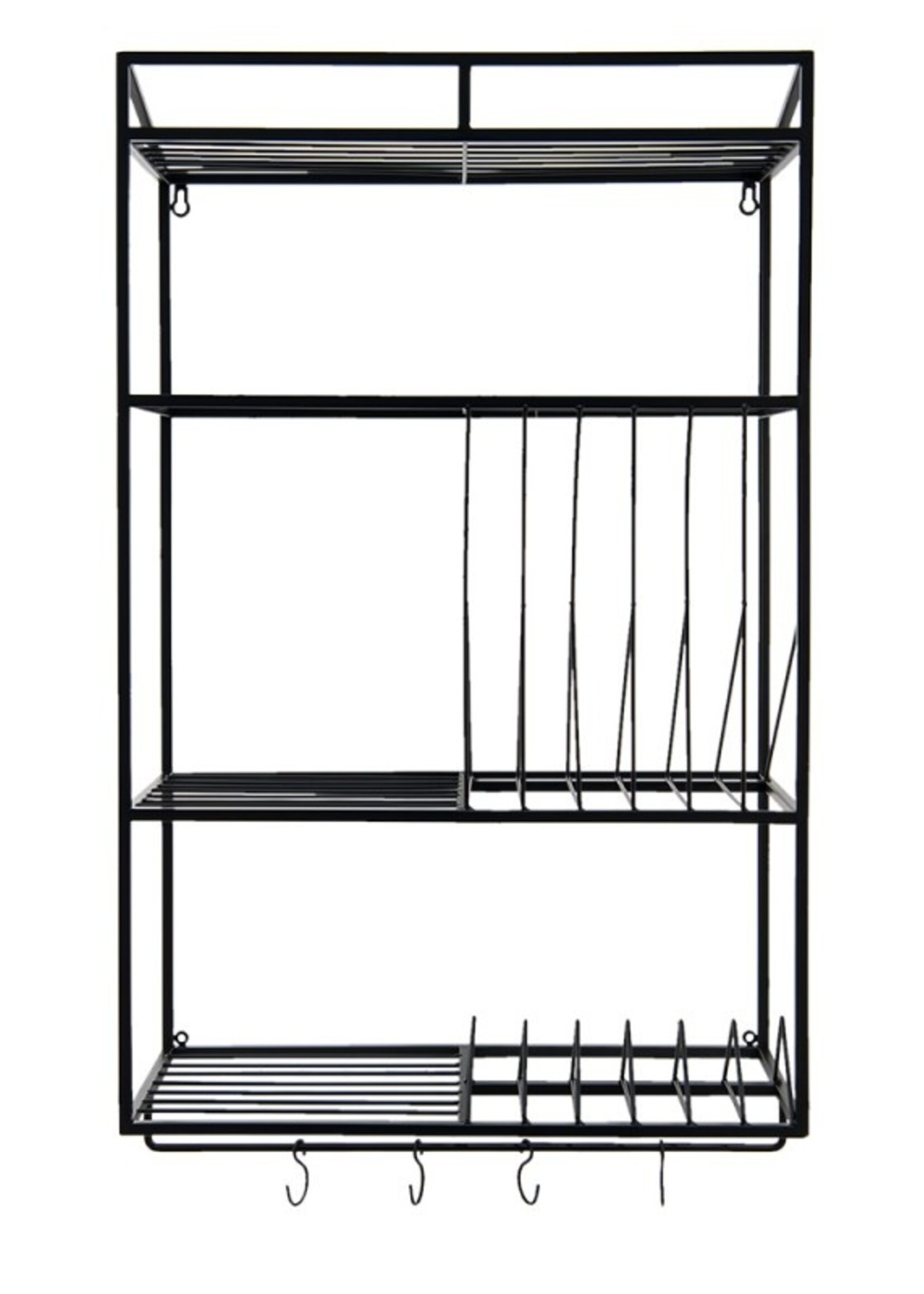 Clayre & Eef Étagère murale 55*25*91 cm 5Y0986