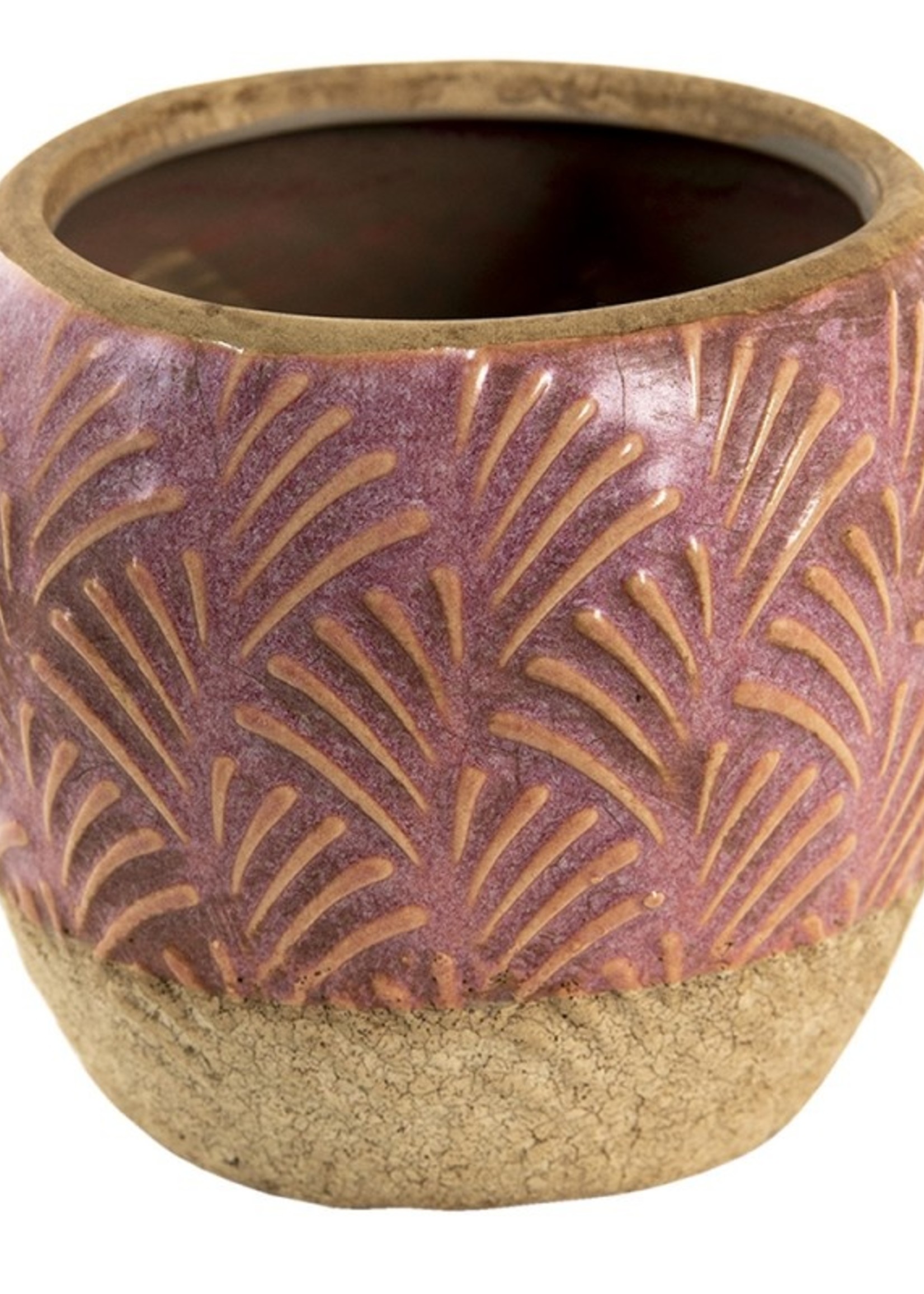 Clayre & Eef Decoratie bloempot Ø 12*11 cm 6CE1382
