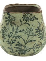 Clayre & Eef Décoration pot de fleur Ø 14*13 cm 6CE1388