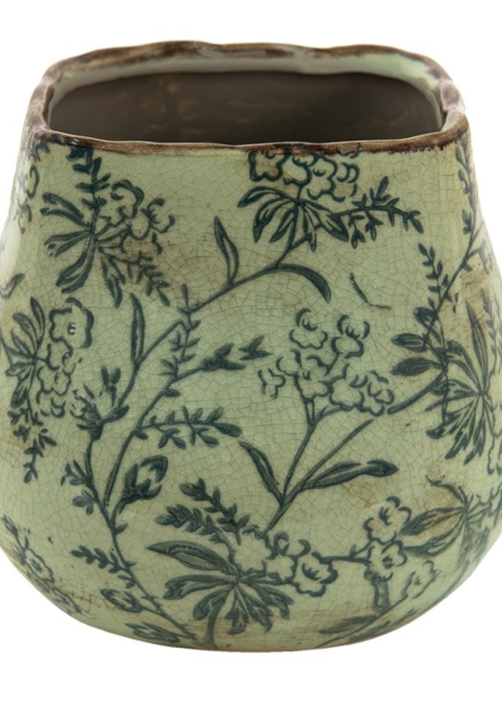 Clayre & Eef Decoratie bloempot Ø 14*13 cm 6CE1388