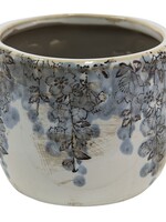 Clayre & Eef Décoration pot de fleur Ø 10*8 cm 6CE1422S