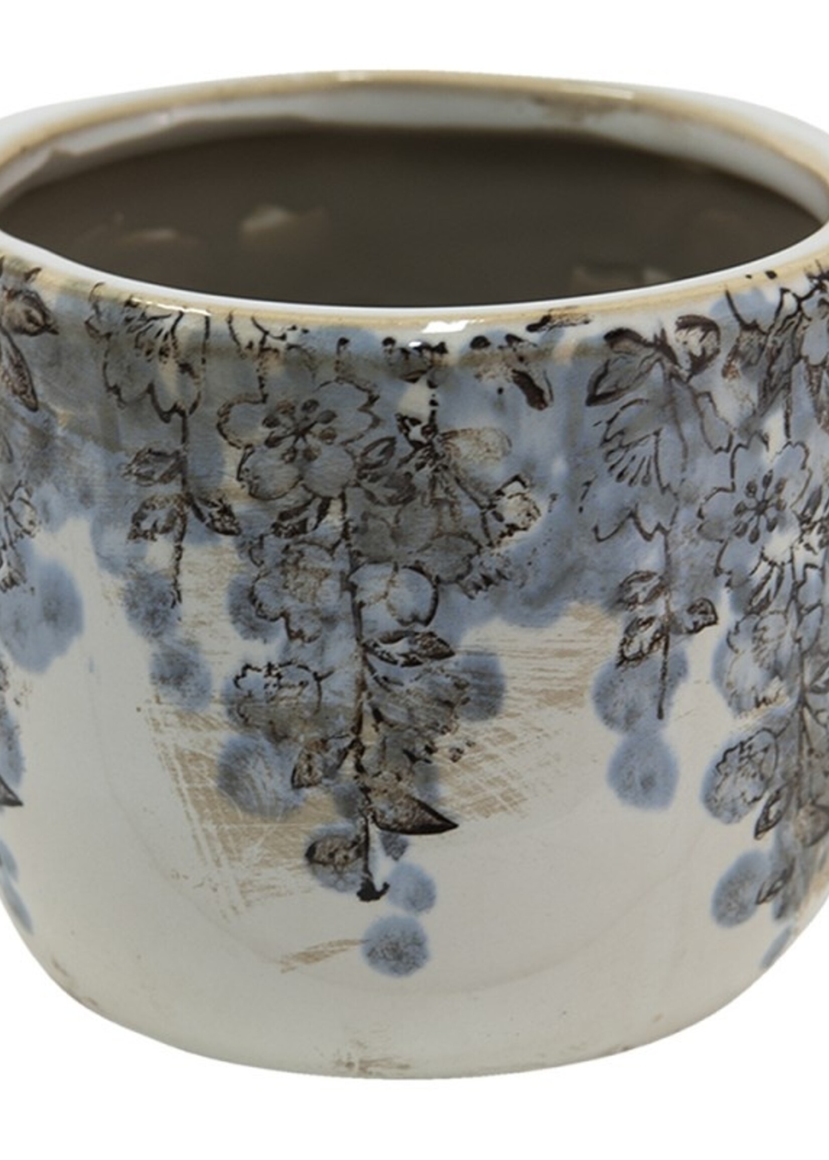 Clayre & Eef Decoratie bloempot Ø 10*8 cm 6CE1422S