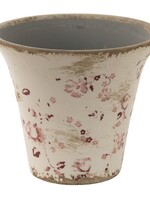 Clayre & Eef Décoration pot de fleur Ø 12*11 cm 6CE1418