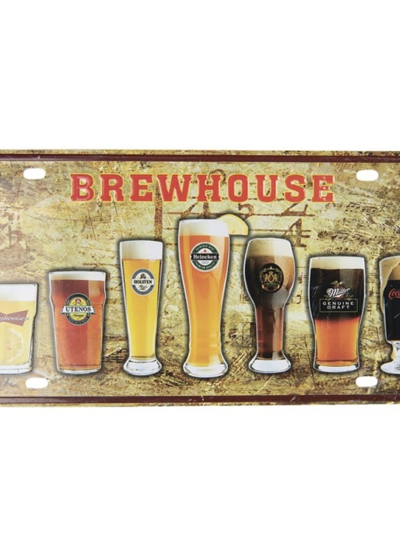 Clayre & Eef Tekstbord 30*15 cm 6Y4100