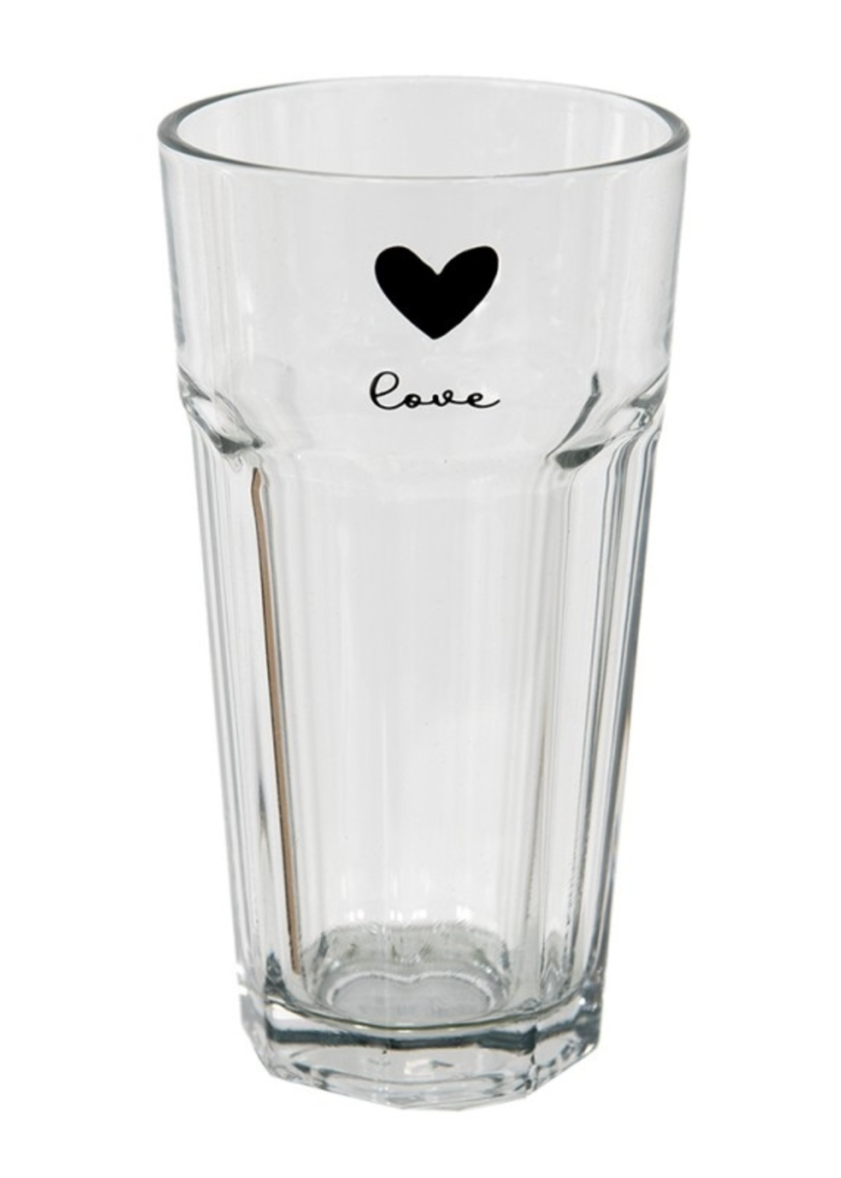 Clayre & Eef Drinkglas Ø 8*15 cm / 320 ml 6GL3713