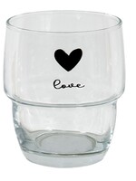 Clayre & Eef Drinkglas Ø 8*9 cm / 200 ml 6GL3712
