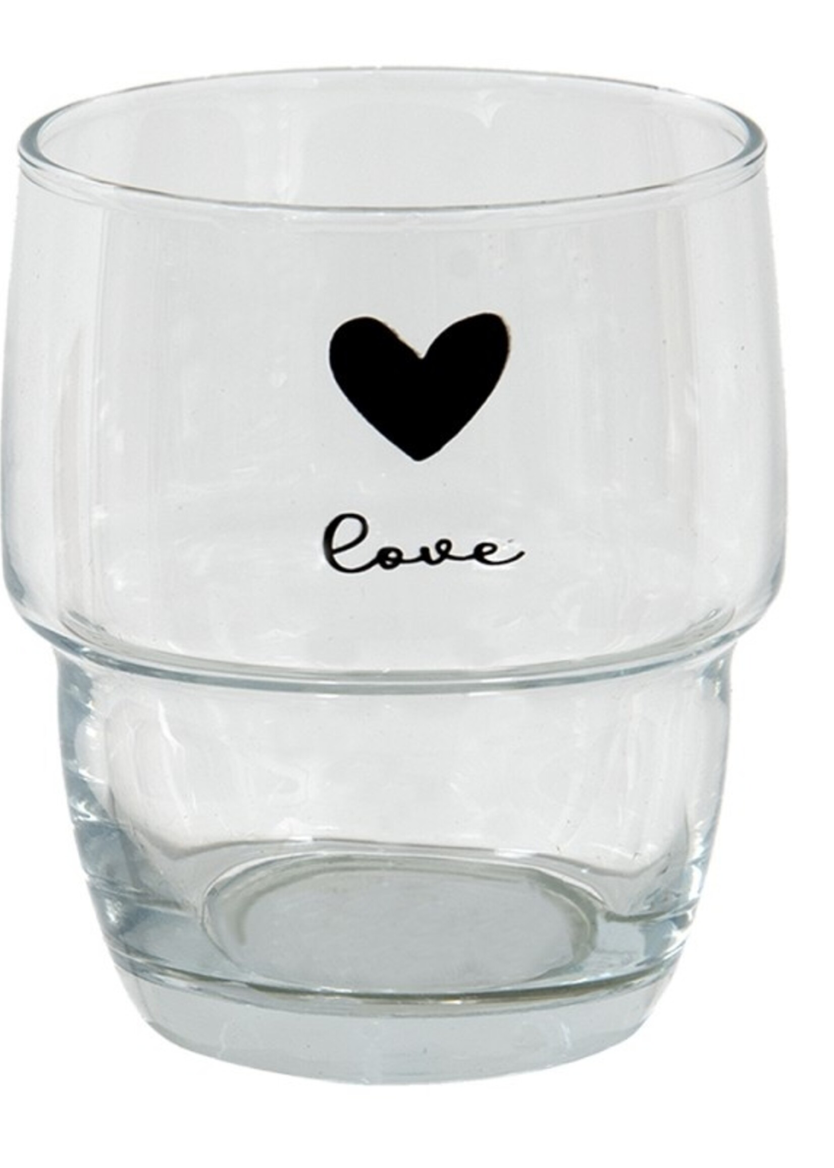 Clayre & Eef Drinkglas Ø 8*9 cm / 200 ml 6GL3712