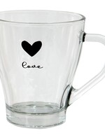 Clayre & Eef Theeglas 11*8*10 cm / 200 ml 6GL3710