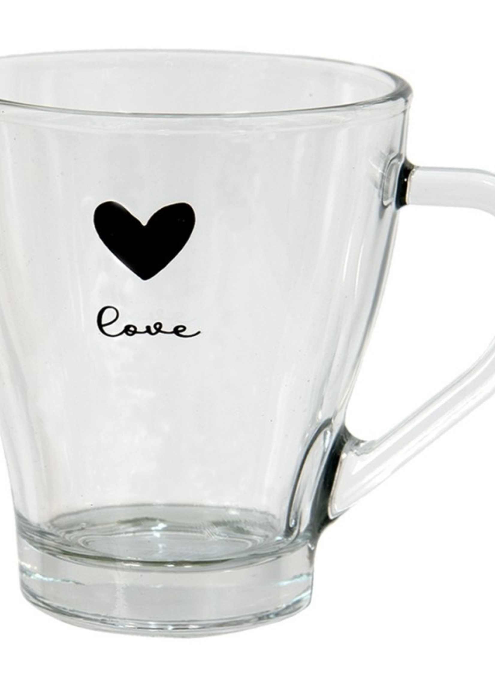 Clayre & Eef Theeglas 11*8*10 cm / 200 ml 6GL3710