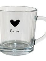 Clayre & Eef Theeglas 11*8*9 cm / 250 ml 6GL3709