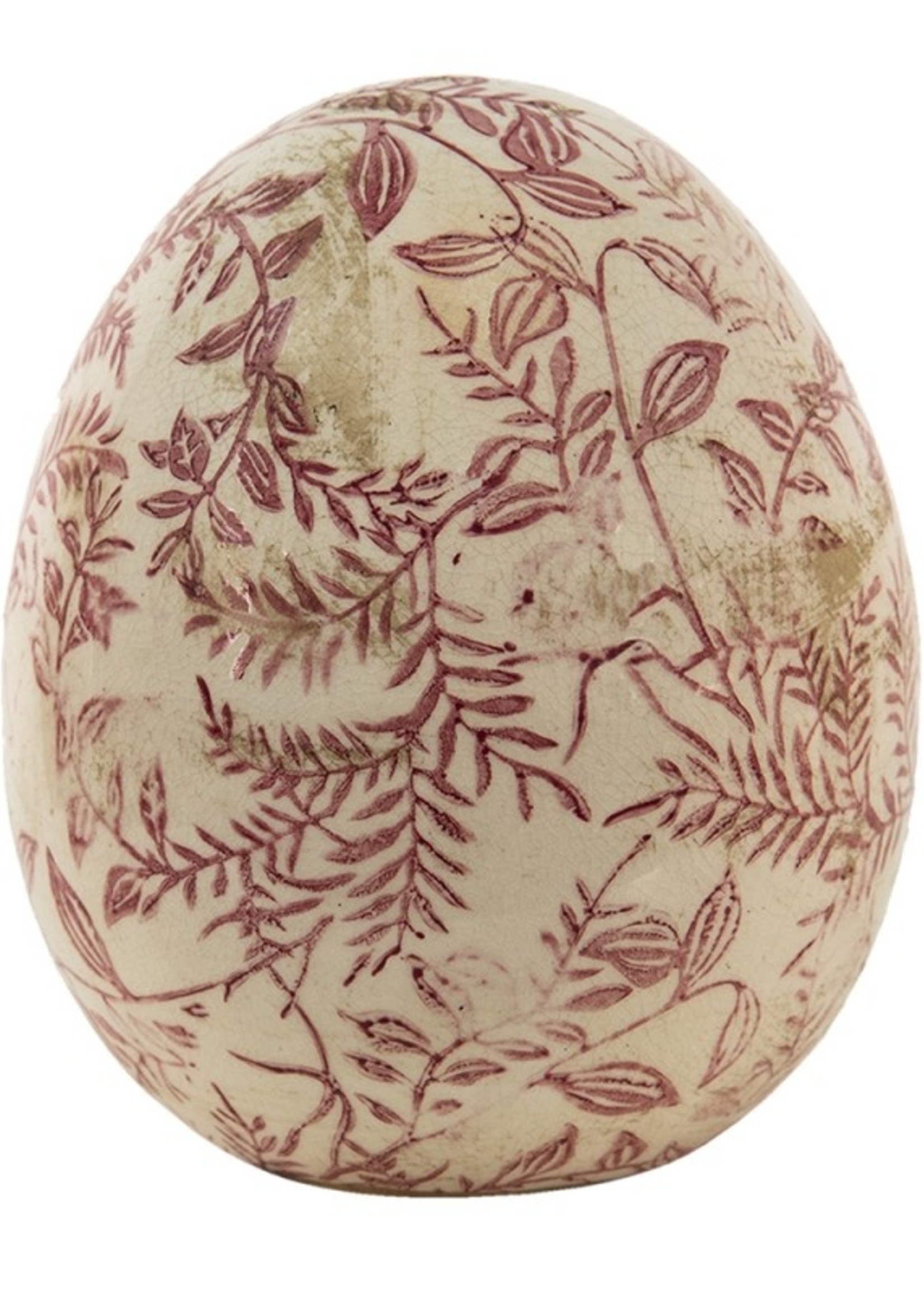 Clayre & Eef Decoratie ei Ø 14*16 cm 6CE1402L