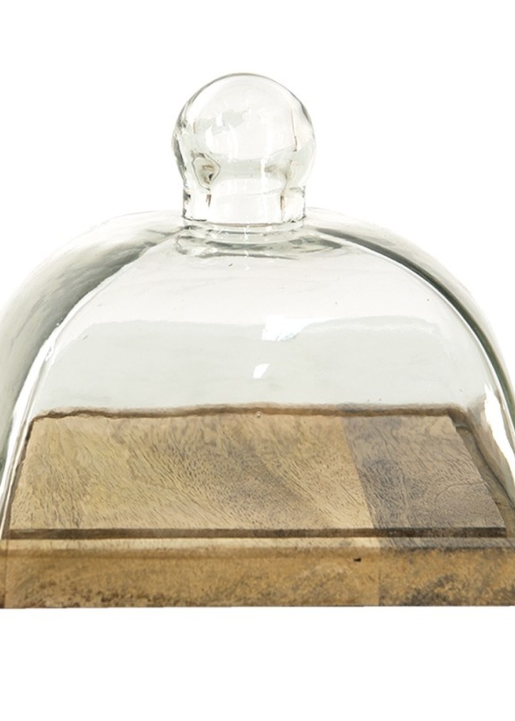 Clayre & Eef Cloche de verre 17*17*14 cm 6GL3436