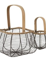 Clayre & Eef Manden (2) 23*16*16 / 13*10*12 cm 6Y4670