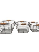 Clayre & Eef Manden (3) 35*26*14 / 31*22*13 / 27*19*12 cm 6Y4660