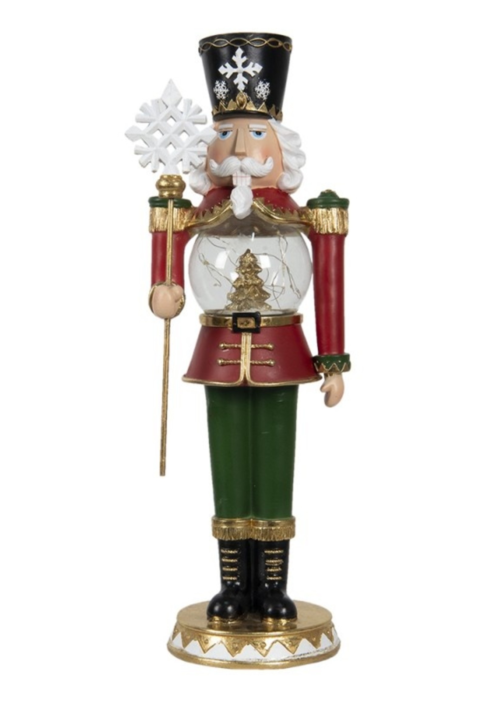 Clayre & Eef Decoratie notenkraker LED 16*16*50 cm 6PR3510