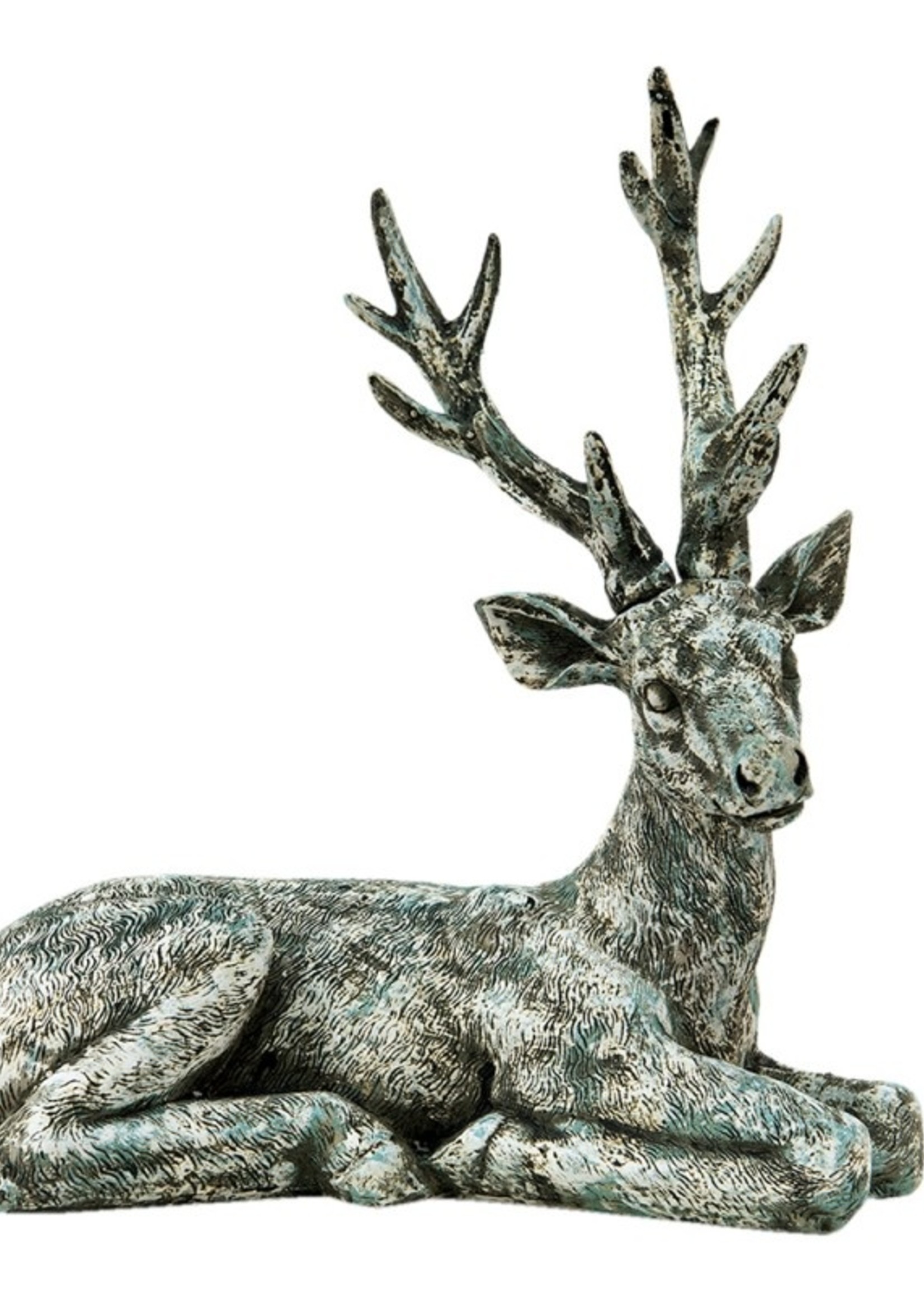 Clayre & Eef Decoratie rendier 30*15*32 cm 6PR3528