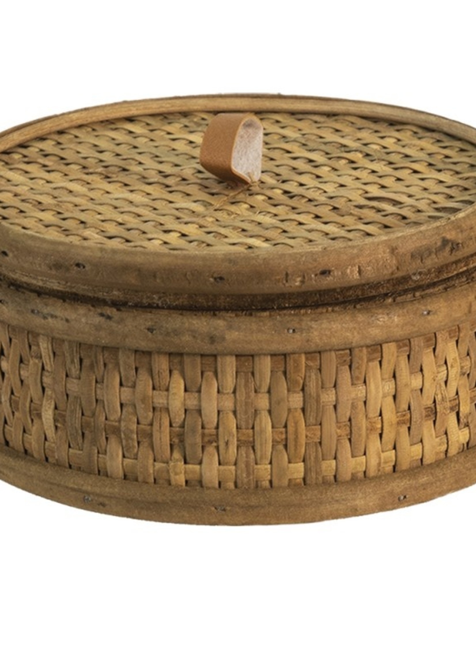 Clayre & Eef Doos Ø 15*7 cm 6RO0555