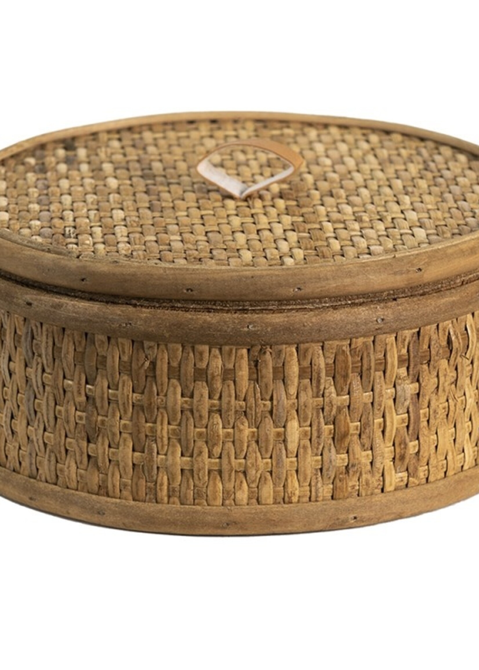 Clayre & Eef Doos Ø 20*9 cm 6RO0554