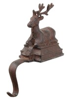 Clayre & Eef Crochet porte-chaussettes de Noël renne 9*19*18 cm W40577