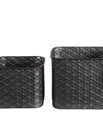 Clayre & Eef Pot de fleur (2) 20*20*17 / 18*18*14 cm 6Y4711