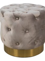 Clayre & Eef Repose-pieds Ø 45*40 cm 64962BE