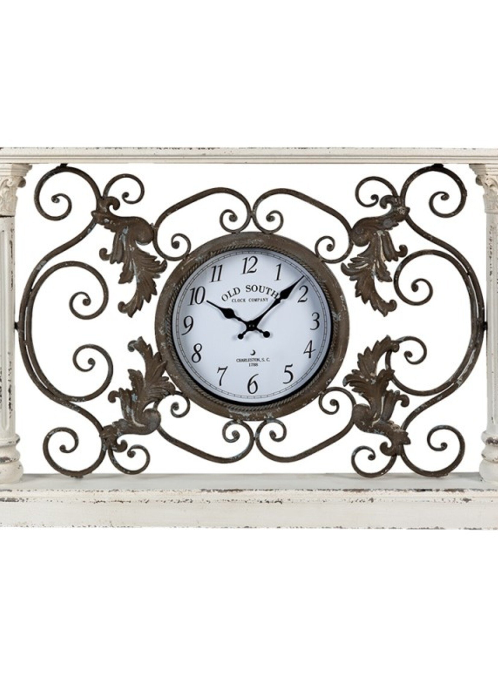 Clayre & Eef Wandklok 76*12*48 cm / 1*AA 5KL0213