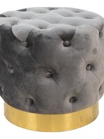 Clayre & Eef Repose-pieds Ø 45*40 cm 64962G