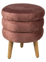 Clayre & Eef Repose-pieds Ø 38*44 cm 64961P