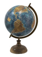 Clayre & Eef Wereldbol/globe 22*22*37 cm 64927