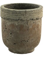 Clayre & Eef Décoration pot de fleur Ø 19*20 cm 6TE0430